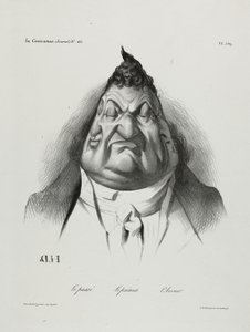 Fortiden, nutiden, fremtiden, tavle 349, 1834 af Honoré Daumier