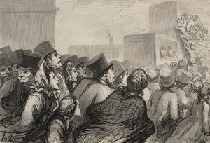 Jernbanen: Søndagsudflugten af Honoré Daumier