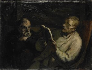 Læsningen af Honoré Daumier