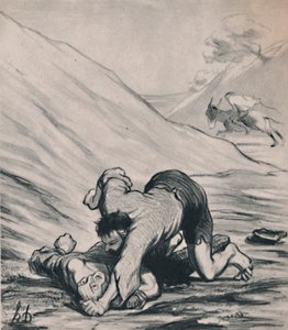 The Robbers and the Donkey, ca. 1860