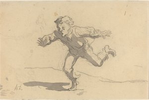 Den unge kurer af Honoré Daumier