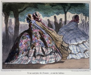 De er ikke kvinder, de er balloner - af Daumier af Honoré Daumier