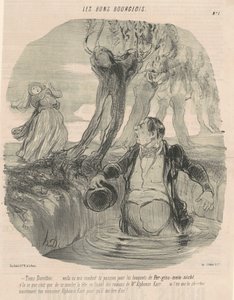 Hej Dorothée... Her er hvor jeg er blevet ført... af Honoré Daumier