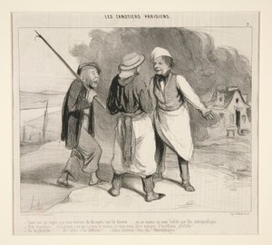 Her! mig der troede at vi lige havde opdaget en øde ø af Honoré Daumier