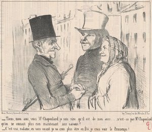 Her, min ven, her er hr. Chapoulard... af Honoré Daumier