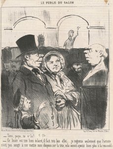 Her, far, der er du! ... af Honoré Daumier