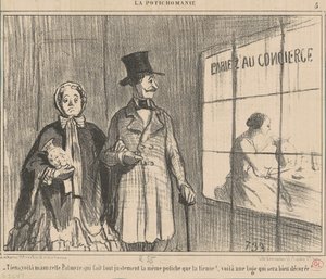 Her, her laver mamzelle palmyre... af Honoré Daumier