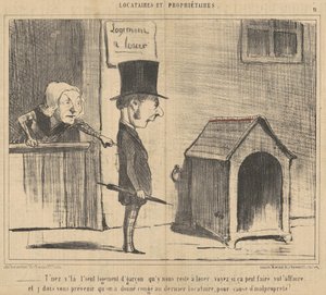Du er den eneste drengs bolig... af Honoré Daumier