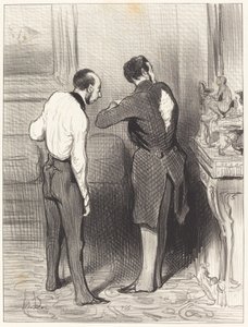 Din kjole klæder mig, jeg låner den... af Honoré Daumier