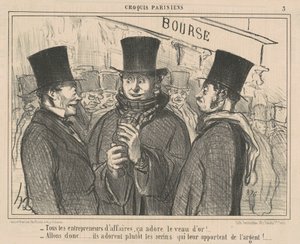 Alle forretningsentreprenører elsker det... af Honoré Daumier