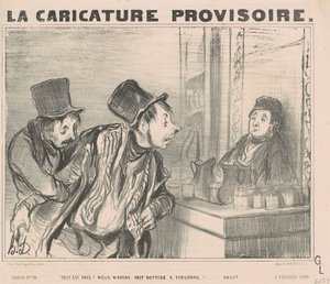Alt er betalt? Det gjorde vi kun... hej af Honoré Daumier
