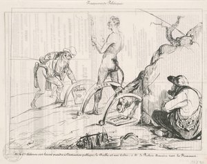 Politiske fælder af Honoré Daumier