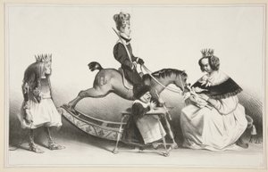 Meget høje og meget kraftfulde legitime sennep og sennep af Honoré Daumier