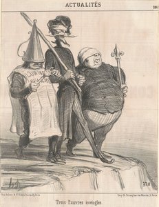 Tre stakkels blinde mennesker af Honoré Daumier