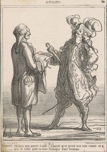 Turgot -- Nå, min stakkels kondé... af Honoré Daumier
