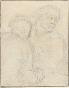 To Mænd af Honoré Daumier