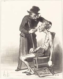 En ulykkelig bryder af Honoré Daumier