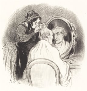 En herre, der er ved at være for ung af Honoré Daumier