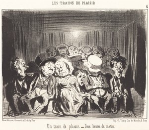 Et tog af glæde af Honoré Daumier