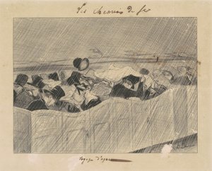 En fornøjelsesrejse fra Paris til Orléans af Honoré Daumier