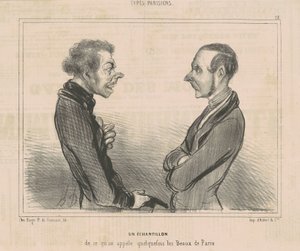 Et udsnit af det, vi kalder ... les beaux de paris af Honoré Daumier