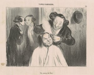 Et skud! af Honoré Daumier