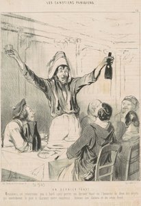 En sidste skål af Honoré Daumier