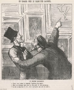 En finurlig maler af Honoré Daumier