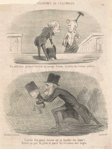 En advokat ser ... Bineau! af Honoré Daumier