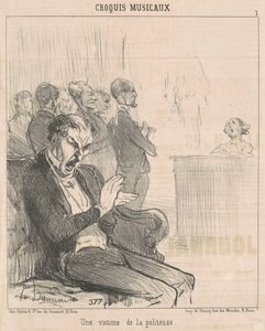 Et offer for høflighed af Honoré Daumier