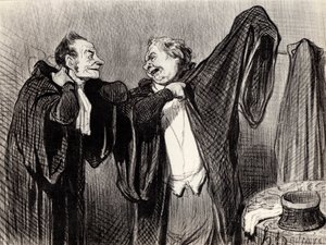 Under kolleger, 1845-1848. af Honoré Daumier