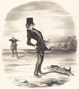 En forskudt last af Honoré Daumier