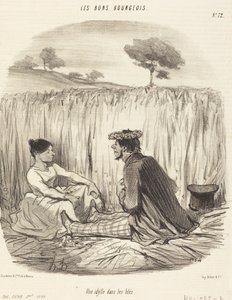 En idyl i hveden af Honoré Daumier