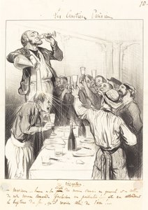 En reception af Honoré Daumier