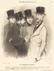 En Æresreparation af Honoré Daumier