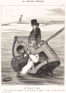 Et oprør om bord af Honoré Daumier