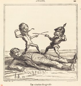 En ubehagelig situation af Honoré Daumier