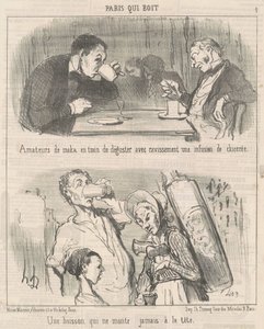 En drink, der aldrig går dig til hovedet af Honoré Daumier