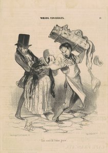 Et ønske om en tyk kvinde af Honoré Daumier