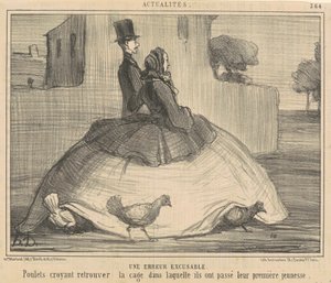 En undskyldelig fejl af Honoré Daumier