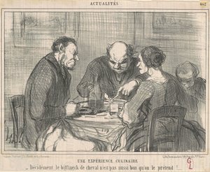 En kulinarisk oplevelse af Honoré Daumier