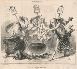 Et dårligt køkken af Honoré Daumier