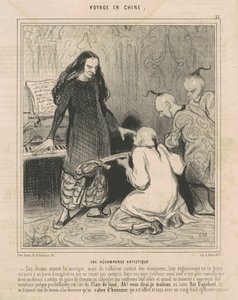 En kunstnerisk pris af Honoré Daumier
