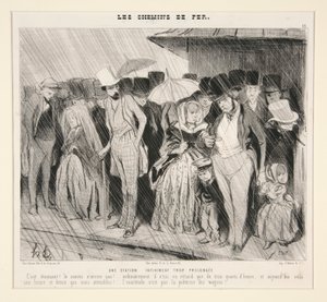 En uendelig for lang station: C af Honoré Daumier