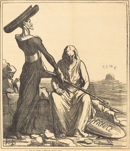 Vil afslutte dig for mig af Honoré Daumier