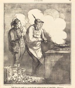 Her er nogle knækkede æg... af Honoré Daumier
