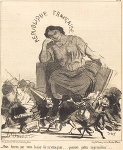 Til sidst bliver du træt af at angribe mig... af Honoré Daumier
