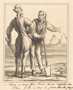Du behøver ikke minde mig om hans titler... af Honoré Daumier