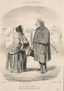 Du er altid galant! ... af Honoré Daumier