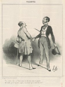 Du kommer til middag, min kone spiser middag i byen... af Honoré Daumier